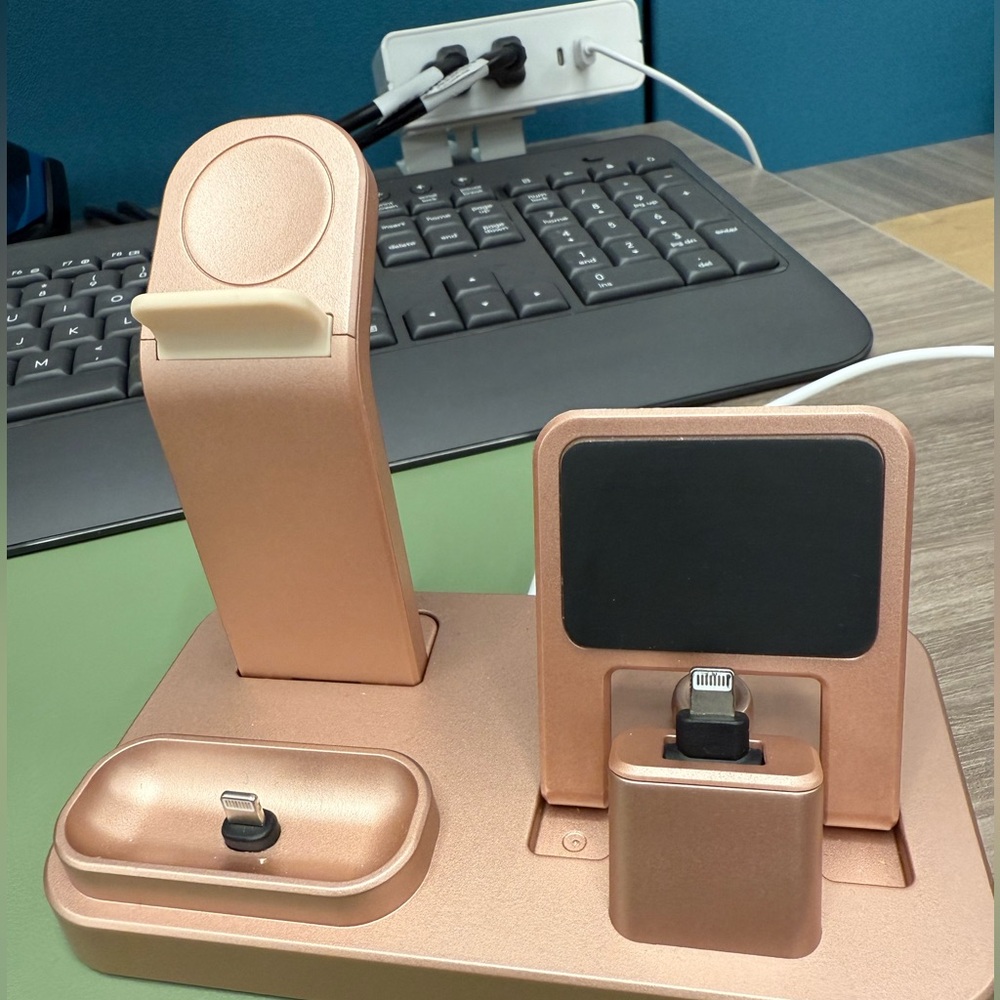 Rose Gold Charging Station